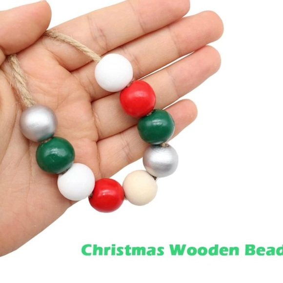 AWEELON 200Pcs Easter Wooden Beads for Craft Jewellery Making NIB - Picture 4 of 6